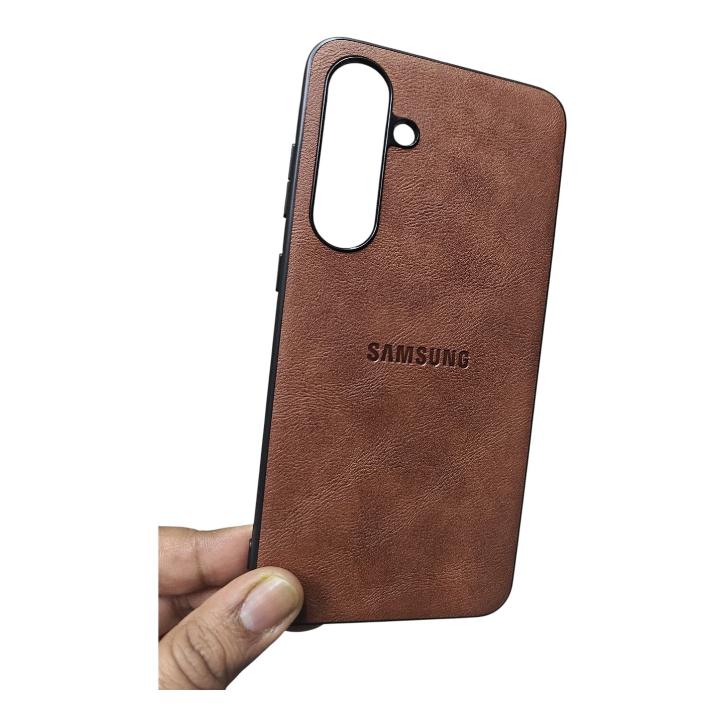 Samsung Galaxy S24FE / S24 FE 5G Luxury Leather ( Side Soft, Back Hard ) Premium Quality Back Cover Case