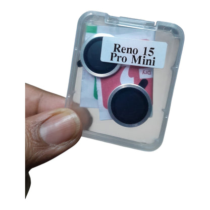 Oppo Reno 15 Pro Mini 5G / Reno15 Pro Mini 5G Matte & Glossy Finish Back Lamination Membrane Protector + Camera Lens Ring