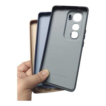 Vivo Y400 Pro 5G Premium Quality Grip Design ( Side Soft, Back Hard ) Back Cover Case ( No Magsafe, Only Design) - Royal Star