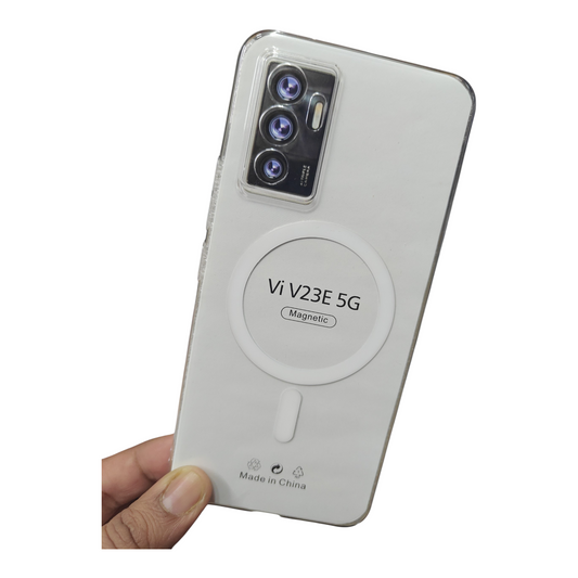 Anti Yellow Back Cover for Vivo V23E 5G | Clear Case No Yellowing | Magsafe