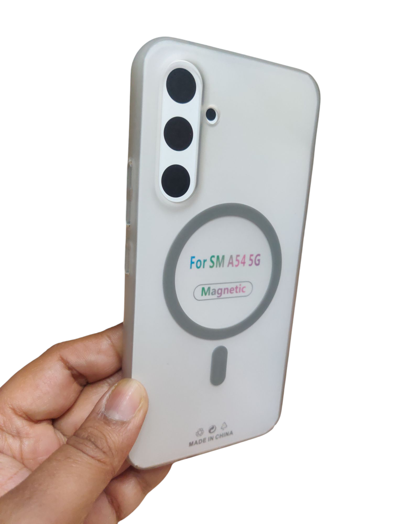 Samsung Galaxy A54 5G Premium Quality Magsafe Matte Hard Plastic Back Cover Case - Royal Star