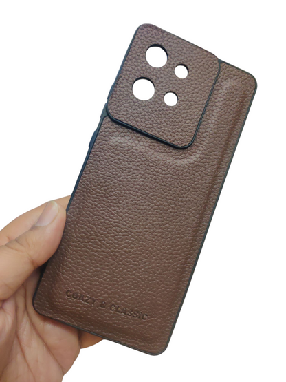 Motorola Moto Edge 50 5G Premium Quality Silicon Leather Back Cover Case - Royal Star