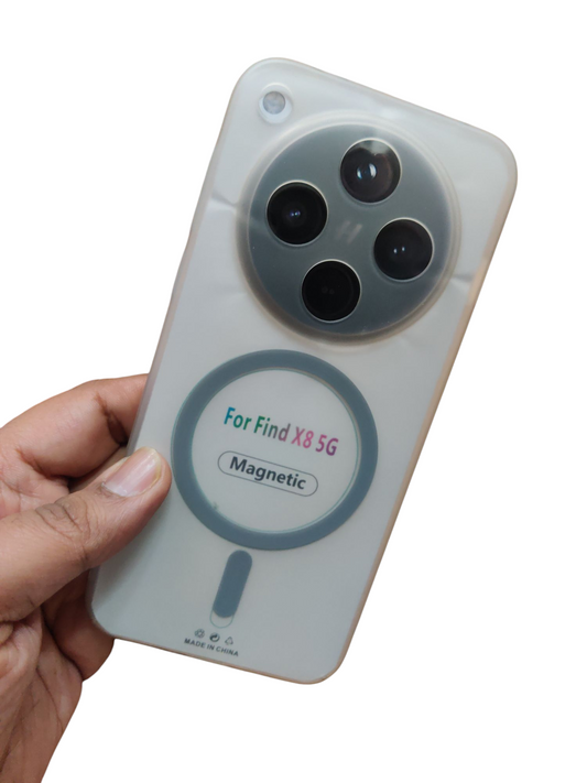 Oppo Find X8 5G Premium Quality Magsafe Matte Hard Plastic Back Cover Case