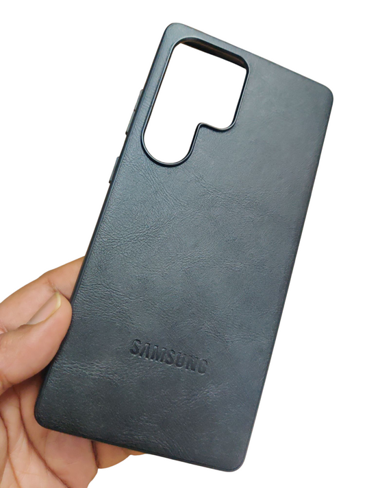 Samsung Galaxy S25 Ultra Luxury Leather ( Side Soft, Back Hard ) Back Cover Case