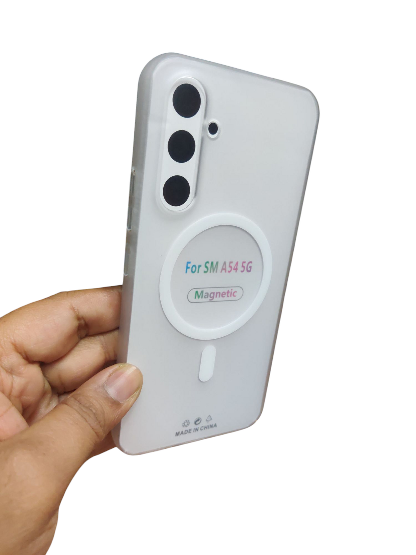 Samsung Galaxy A54 5G Premium Quality Magsafe Matte Hard Plastic Back Cover Case - Royal Star