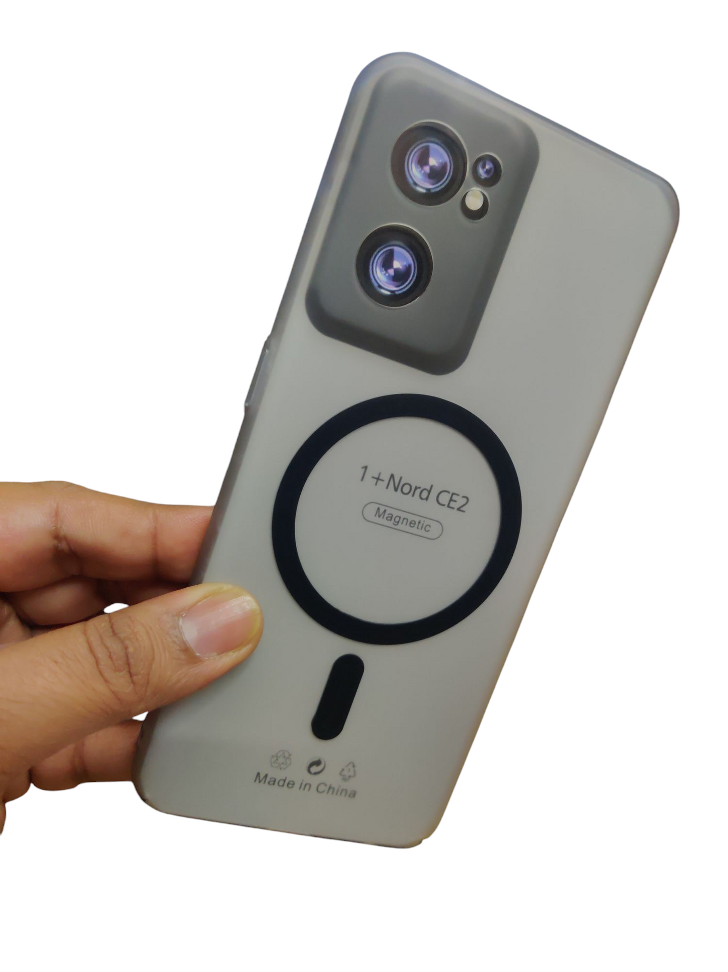 OnePlus Nord Ce2 5G Premium Quality Magsafe Matte Hard Plastic Back Cover Case - Royal Star