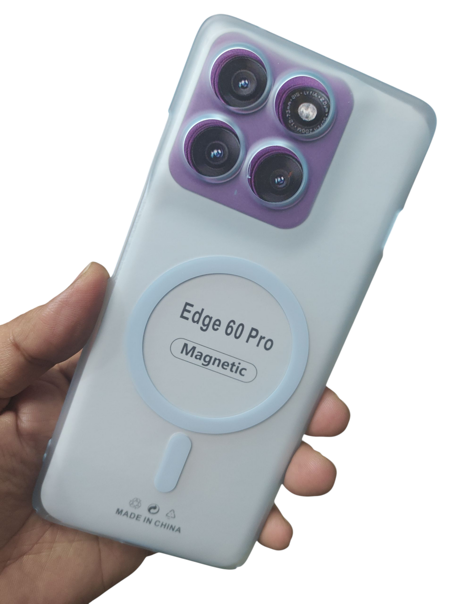 Motorola Moto Edge 60 Pro Premium Quality Magsafe Matte Hard Plastic Back Cover Case