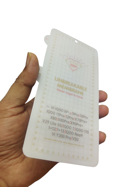 OnePlus 13 / Vivo V50 Clear Finish Front Membrane Screen Protector Guard