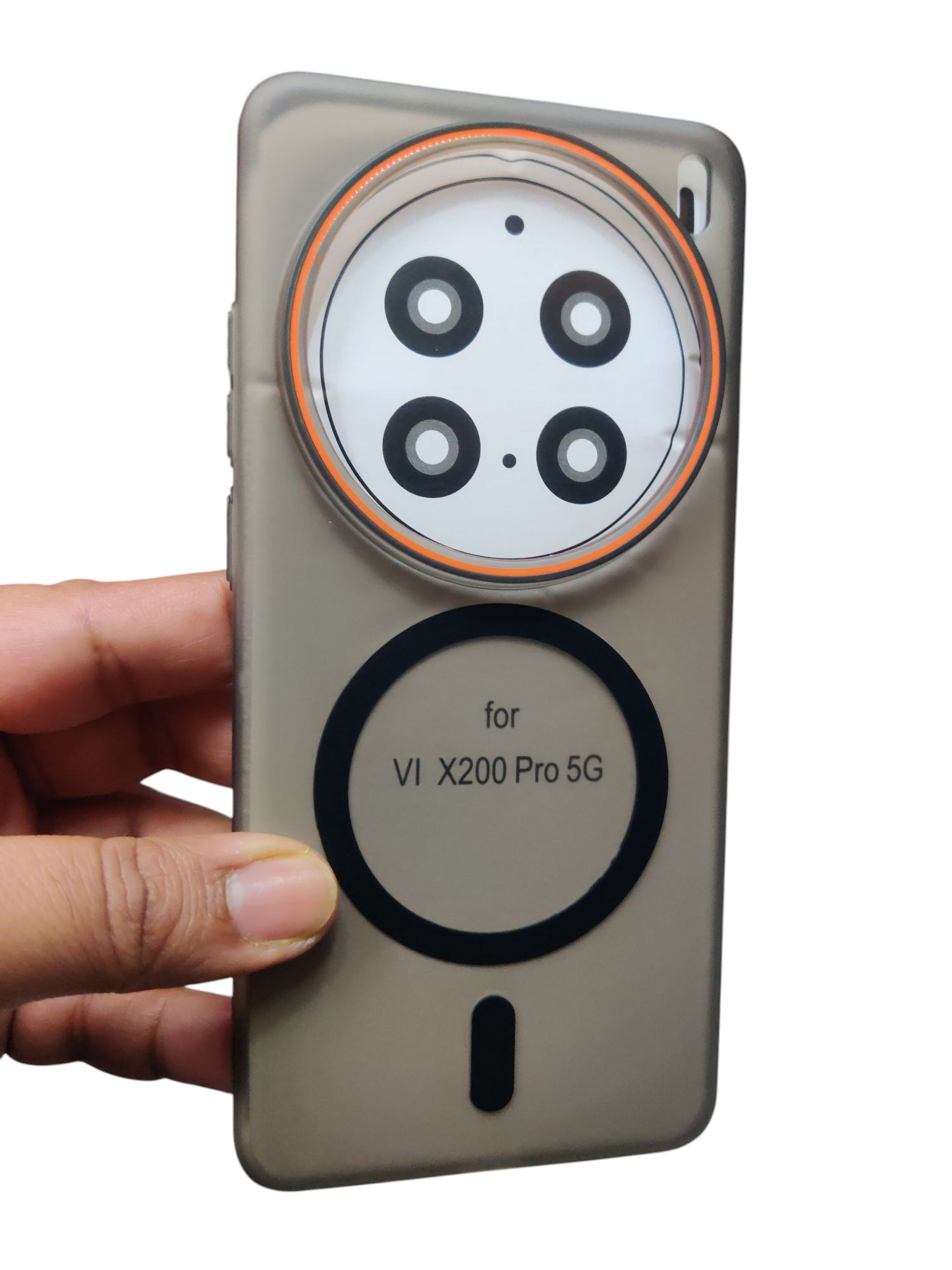 Vivo X200 Pro Royal Star Premium Quality Magsafe Matte Hard Plastic Back Cover Case - Royal Star