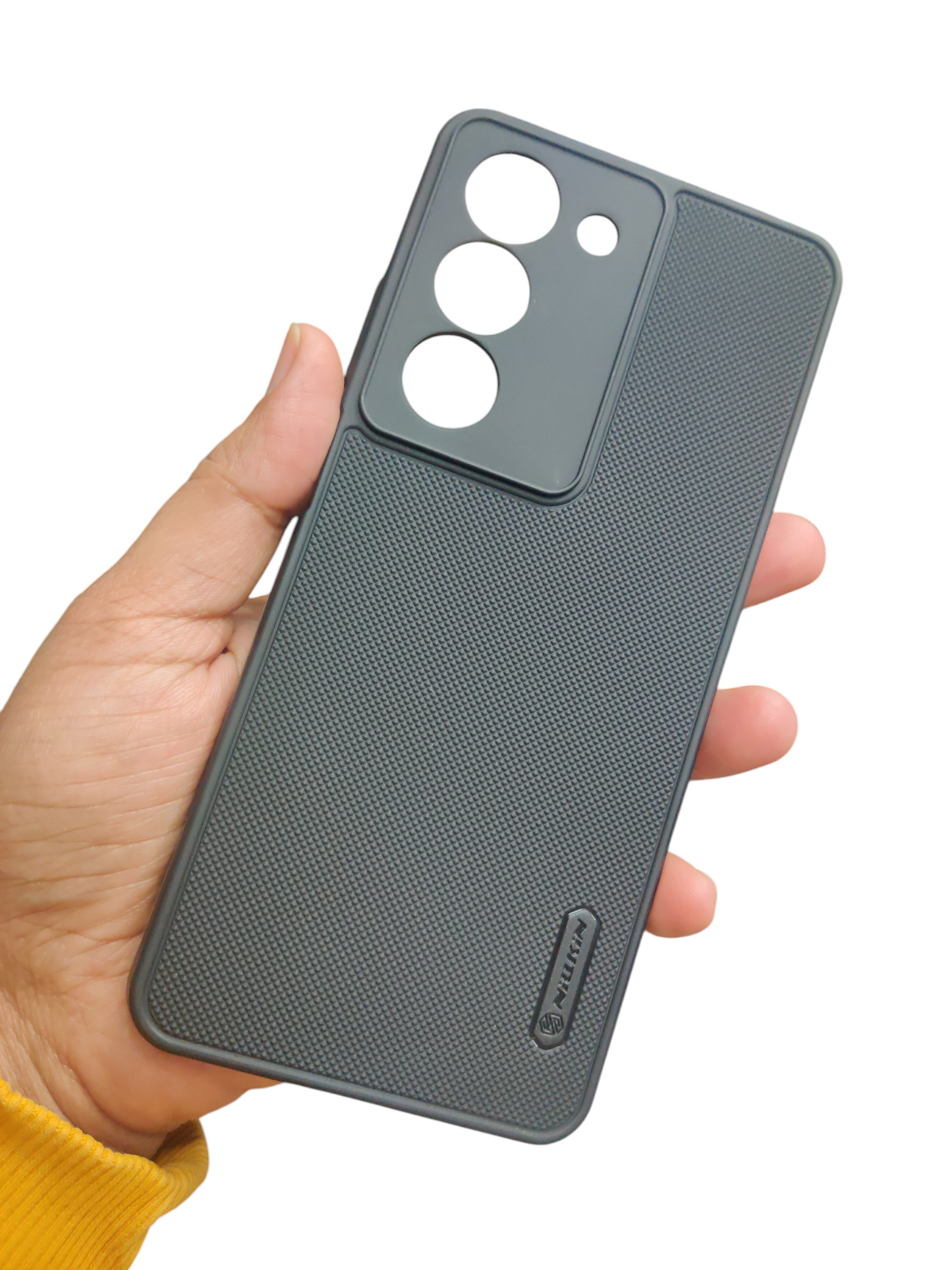 Realme 14X 5G Premium Quality Silicon Soft Frosted Dotted Back Cover Case - Royal Star