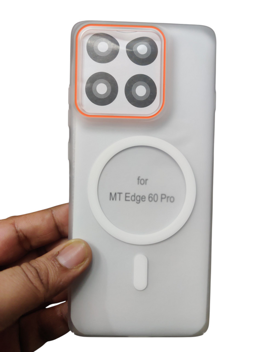 Motorola Moto Edge 60 Pro Royal Star Premium Quality Magsafe Matte Hard Plastic Back Cover Case