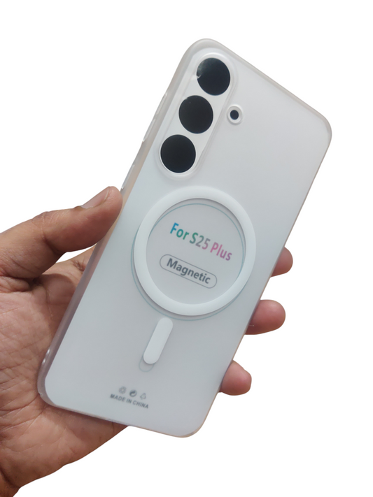 Samsung Galaxy S25 Plus 5G Premium Quality Magsafe Matte Hard Plastic Back Cover Case