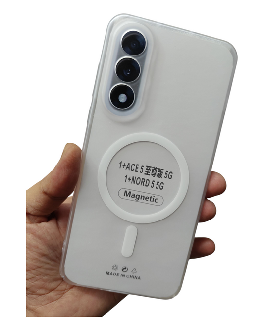 OnePlus Nord 5 /  Nord5 5G Premium Quality Magsafe Matte Hard Plastic Back Cover Case