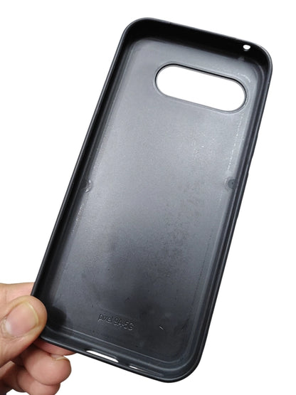 Google Pixel 9A 5G Magsafe Premium Quality Leather ( Side Soft, Back Hard ) Back Cover Case - Royal Star