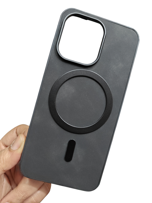 OnePlus 13S / OnePlus 13 S 5G Magsafe Premium Quality Leather ( Side Soft, Back Hard ) Back Cover Case