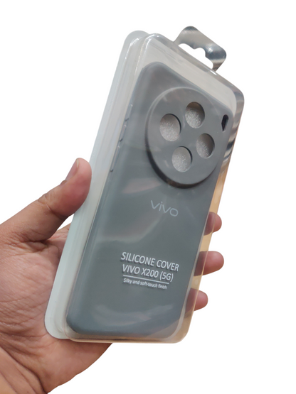 Vivo X200 Premium Quality Silicon Back Cover Case - Royal Star