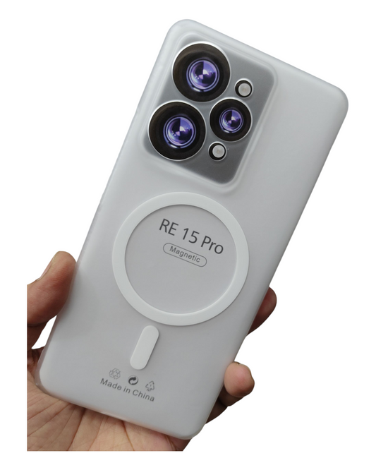 Realme 15 / Realme 15 Pro 5G Premium Quality Magsafe Matte Hard Plastic Back Cover Case