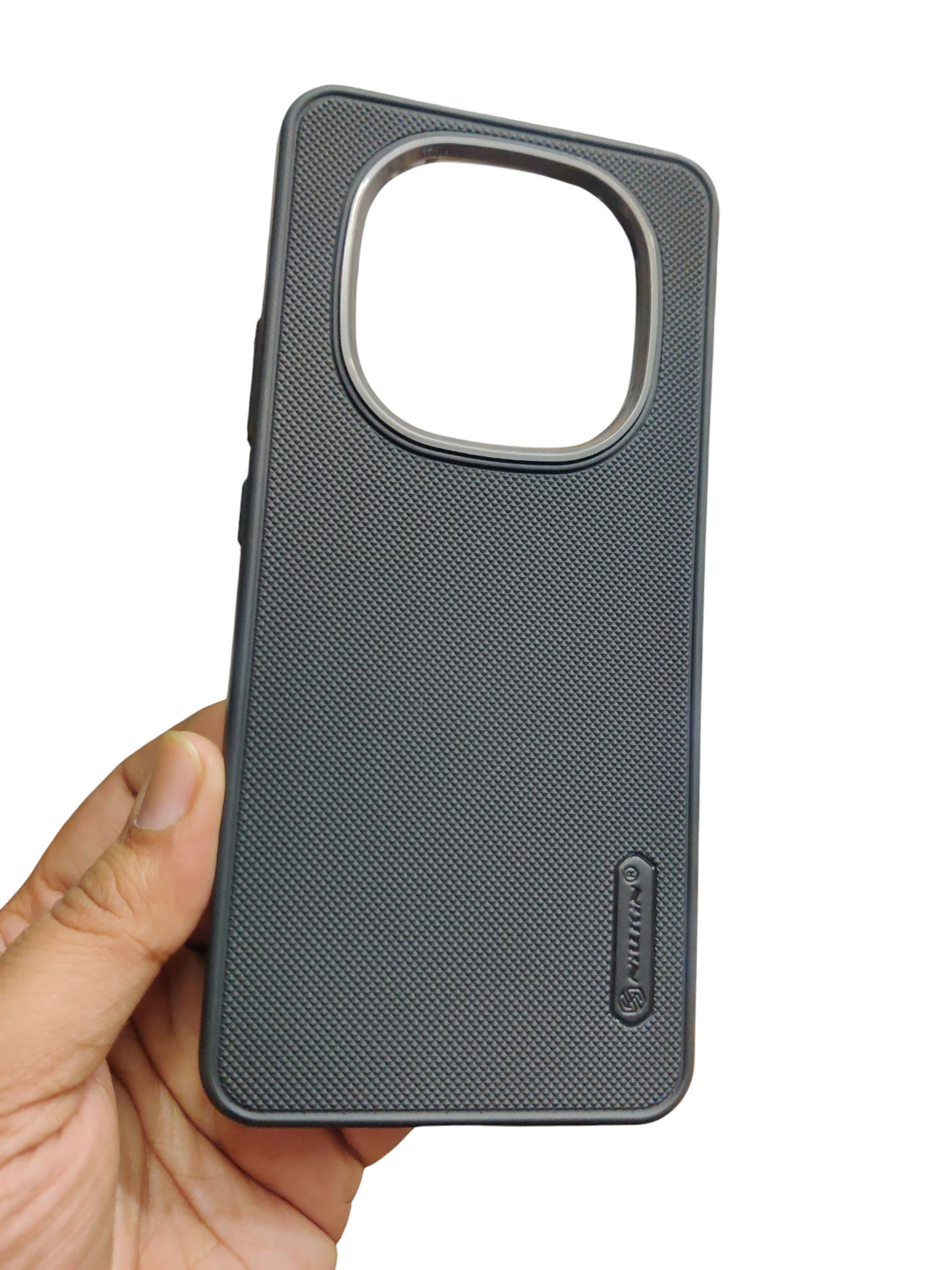 Oppo F29 5G Premium Quality Silicon Soft Frosted Dotted Back Cover Case ( Black Color ) - Royal Star