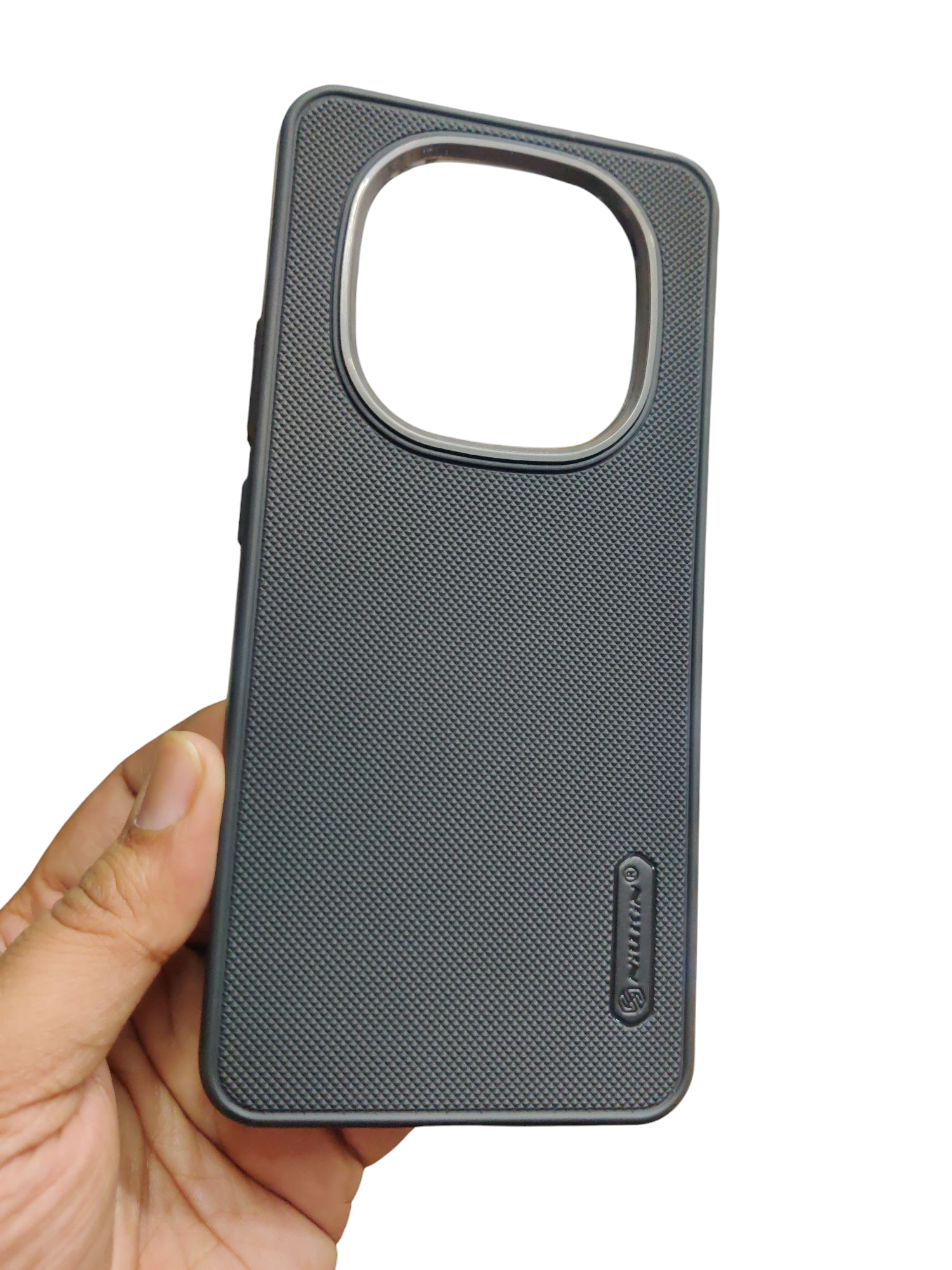 Oppo F29 5G Premium Quality Silicon Soft Frosted Dotted Back Cover Case ( Black Color ) - Royal Star