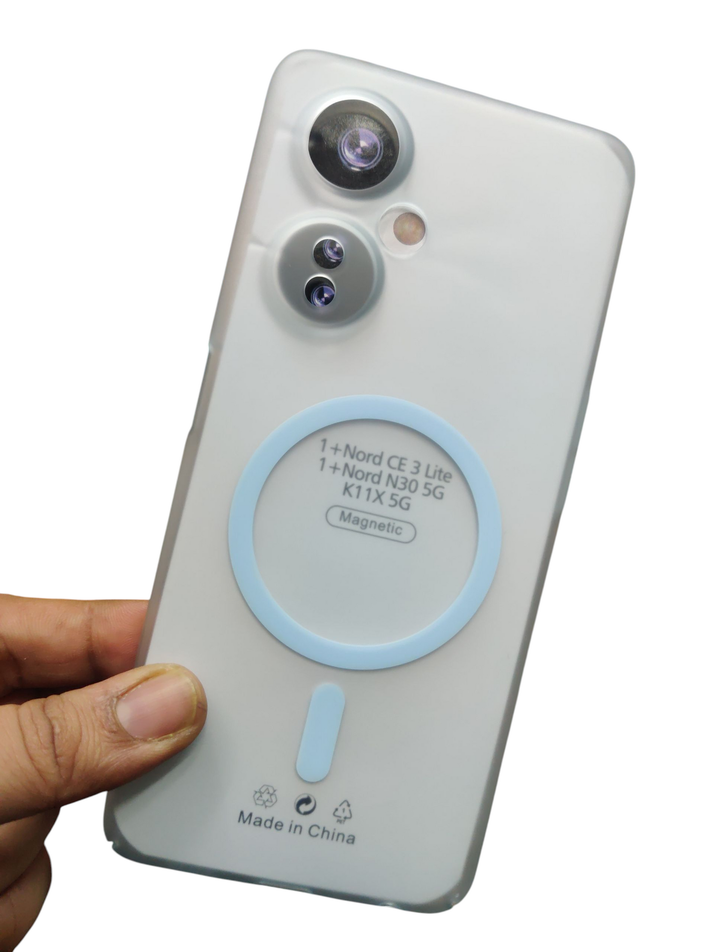 OnePlus Nord Ce3 Lite / OnePlus Nord Ce 3 Lite 5G Premium Quality Magsafe Matte Hard Plastic Back Cover Case