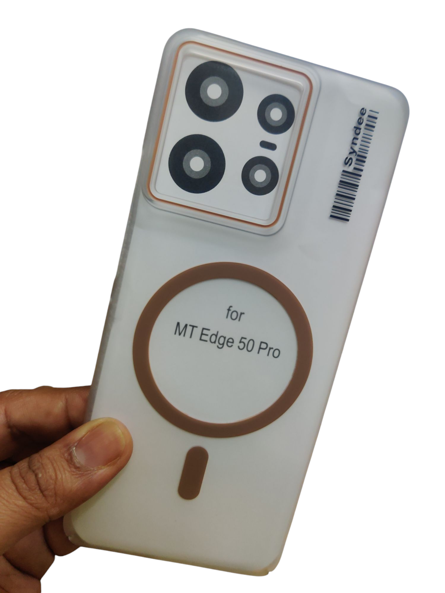 Motorola Moto Edge 50 Pro Syndee Premium Quality Magsafe Matte Hard Plastic Back Cover Case - Royal Star