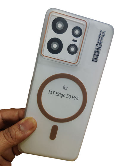 Motorola Moto Edge 50 Pro Syndee Premium Quality Magsafe Matte Hard Plastic Back Cover Case - Royal Star