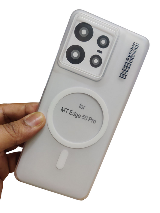 Motorola Moto Edge 50 Pro Syndee Premium Quality Magsafe Matte Hard Plastic Back Cover Case