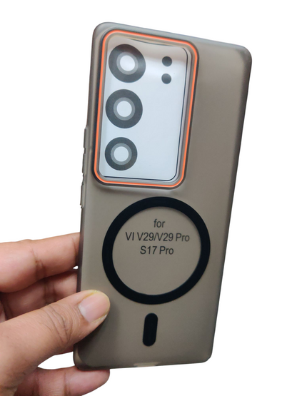 Vivo V29 & V29 Pro Royal Star Premium Quality Magsafe Matte Hard Plastic Back Cover Case - Royal Star