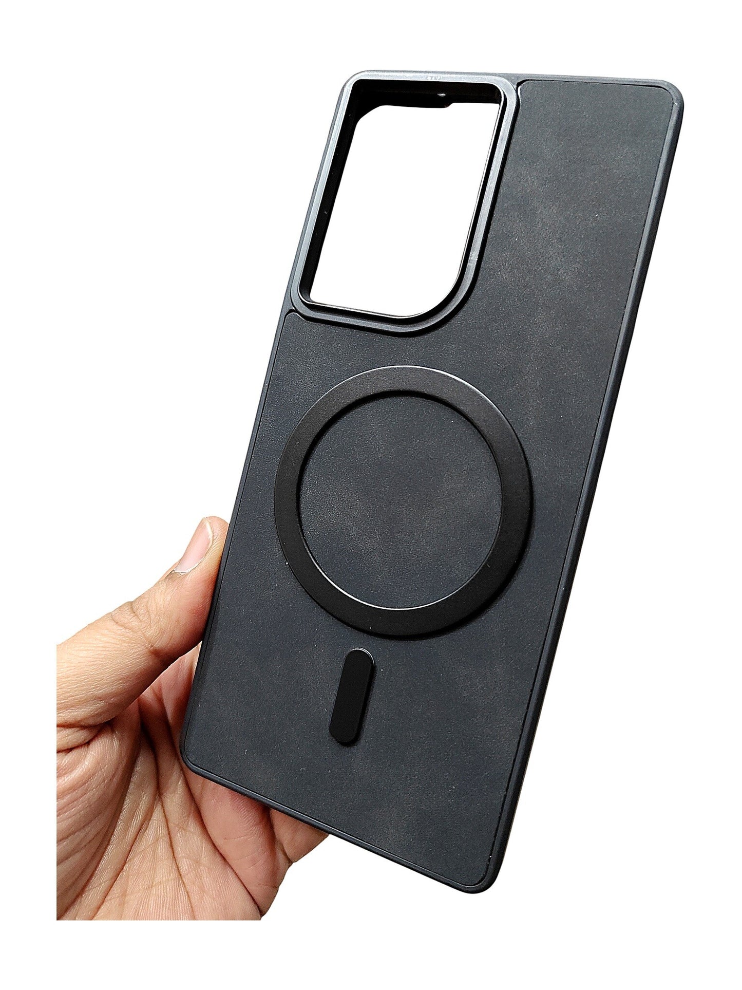 Moto Edge 50 Fusion Leather MagSafe Back Cover Case - Royal Star