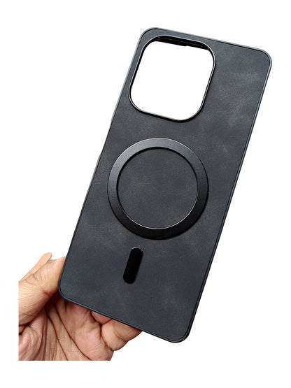 Oppo A5 Pro Leather MagSafe Back Cover Case - Royal Star