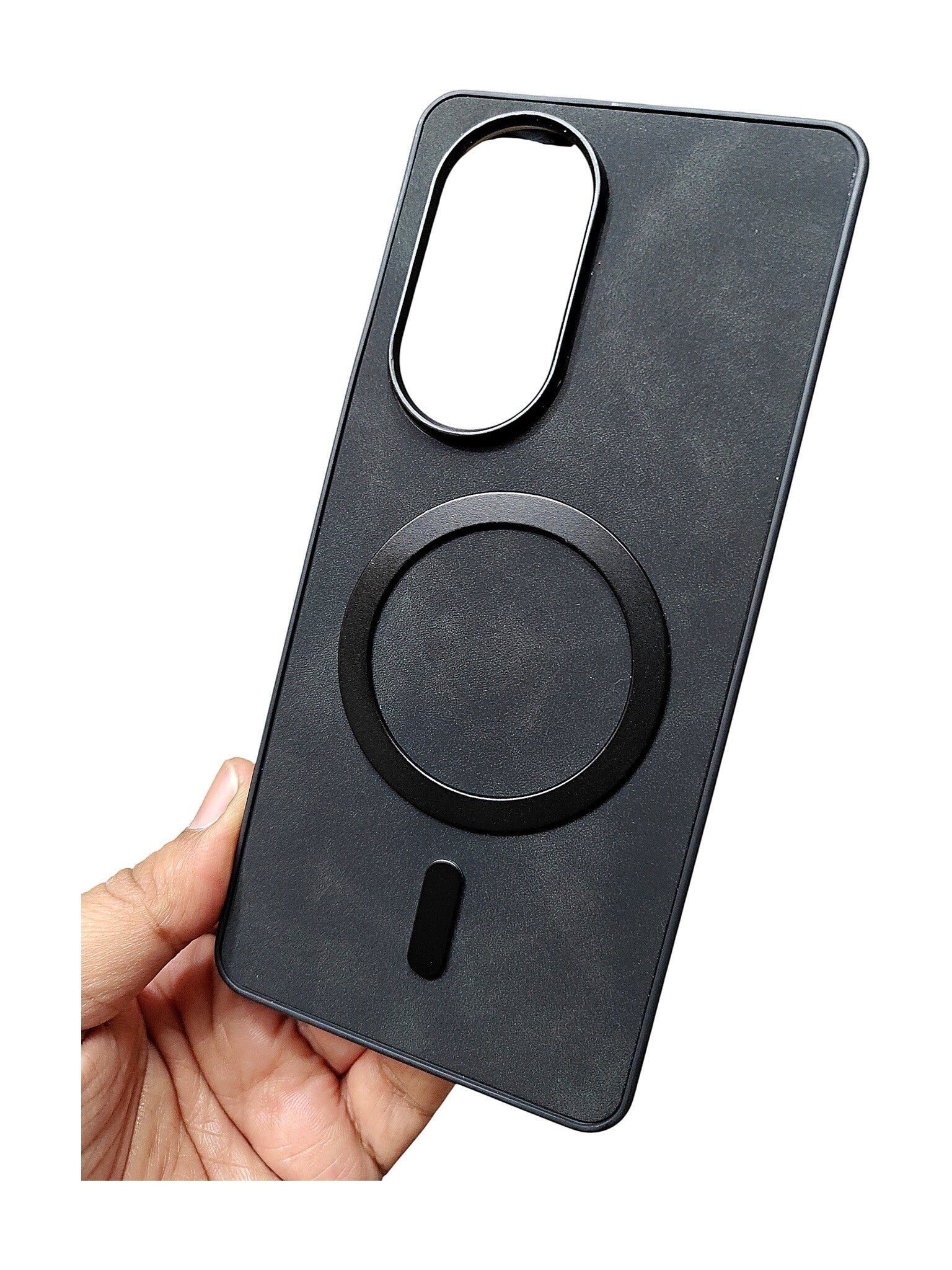 Oppo Reno 10 Leather MagSafe Back Cover Case - Royal Star