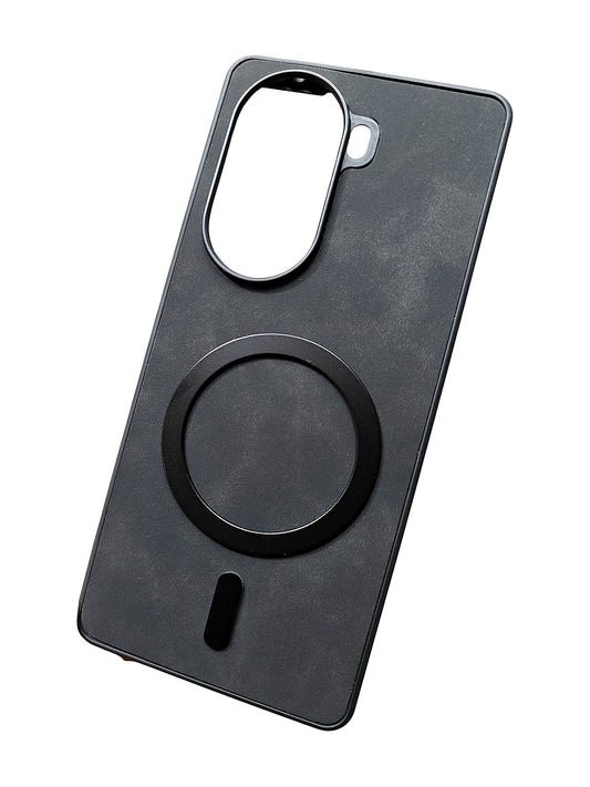 Oppo Reno 11 Leather MagSafe Back Cover Case - Royal Star