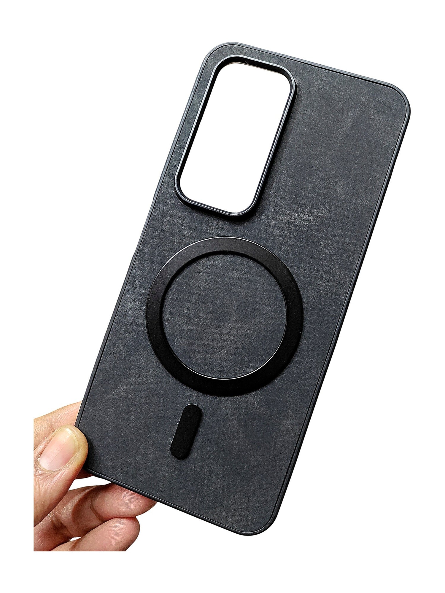 Oppo Reno 12 Leather MagSafe Back Cover Case - Royal Star