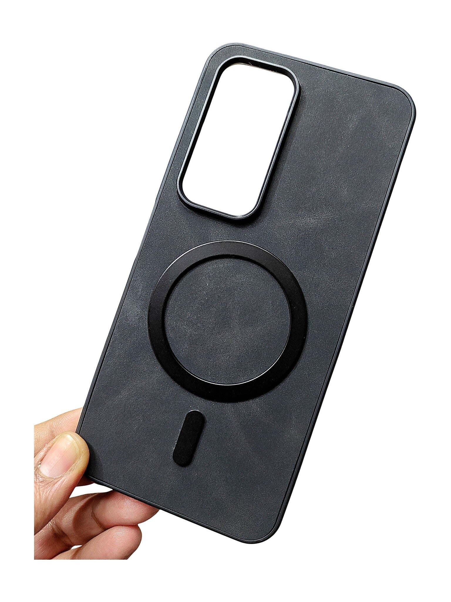 Oppo Reno 12 Pro Leather MagSafe Back Cover Case - Royal Star