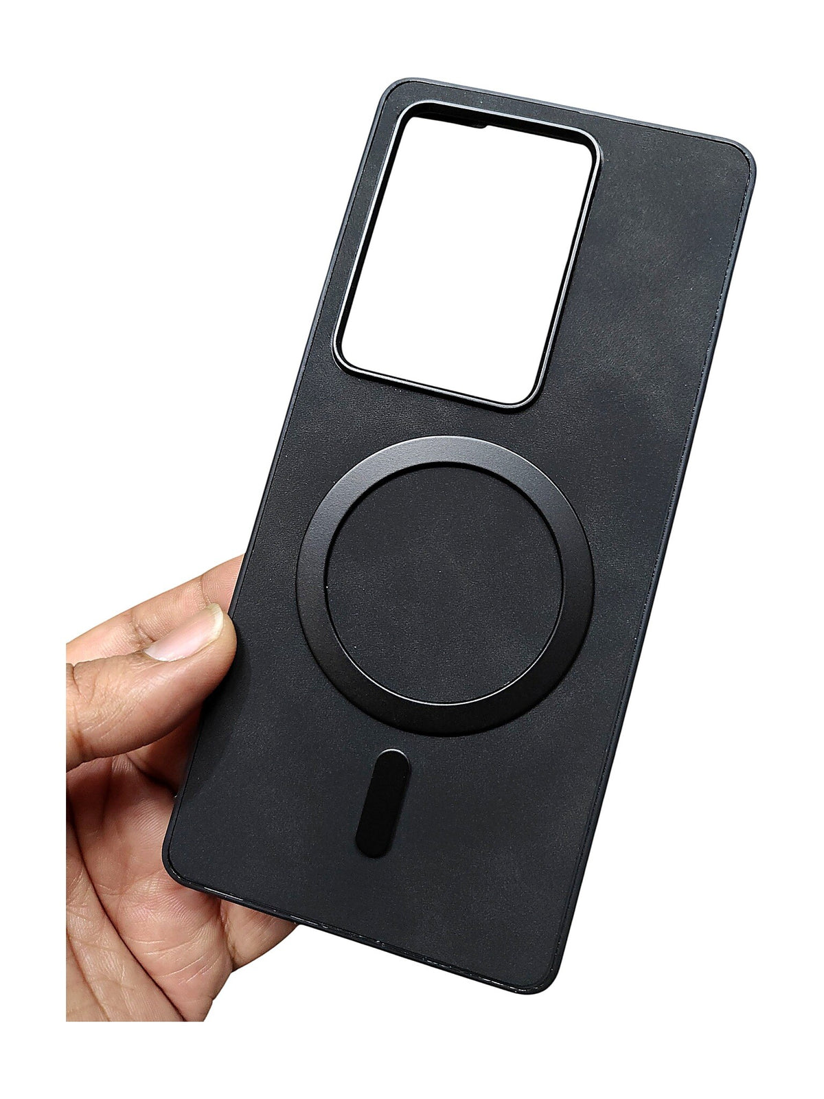 Vivo V27 Leather MagSafe Back Cover Case - Royal Star