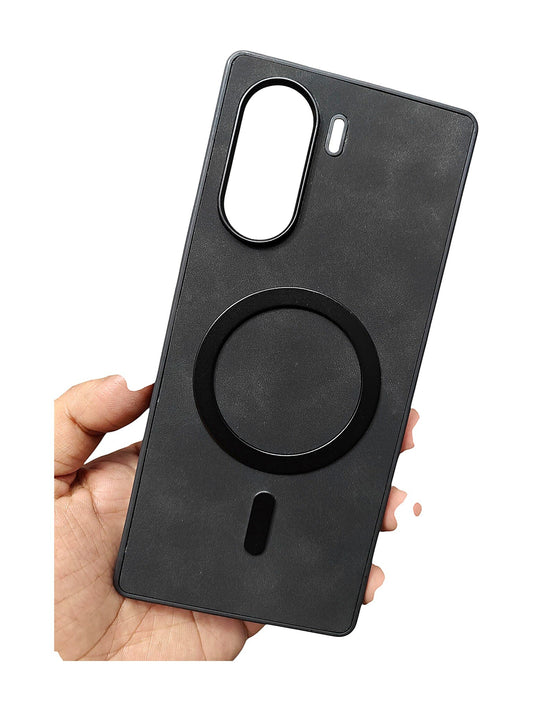 Vivo V29E Leather MagSafe Back Cover Case - Royal Star