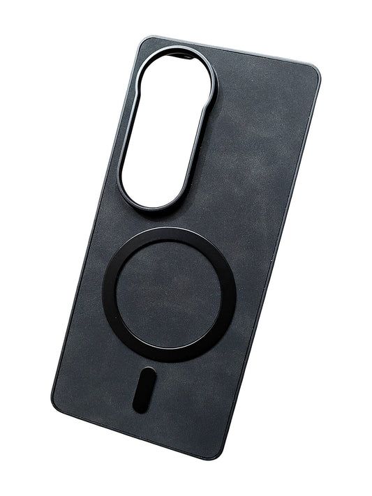 Vivo V40 Leather MagSafe Back Cover Case - Royal Star