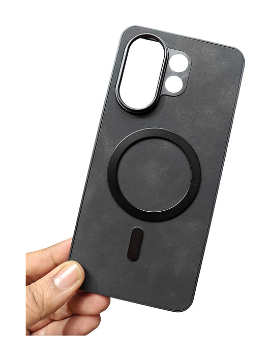 Vivo V60 Leather MagSafe Back Cover Case - Royal Star
