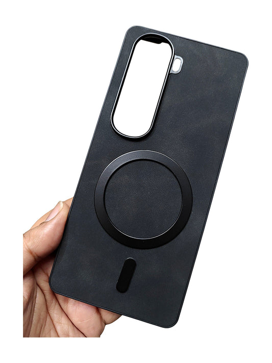Vivo Y400 Pro Leather MagSafe Back Cover Case - Royal Star