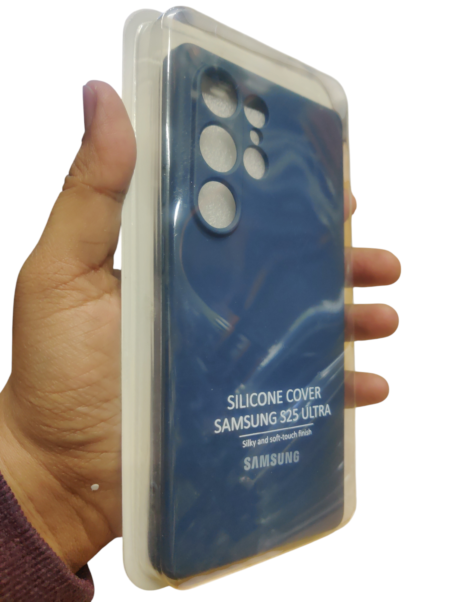 Samsung Galaxy S25 Ultra 5g Premium Quality Silicon Soft Back Cover Case - Royal Star