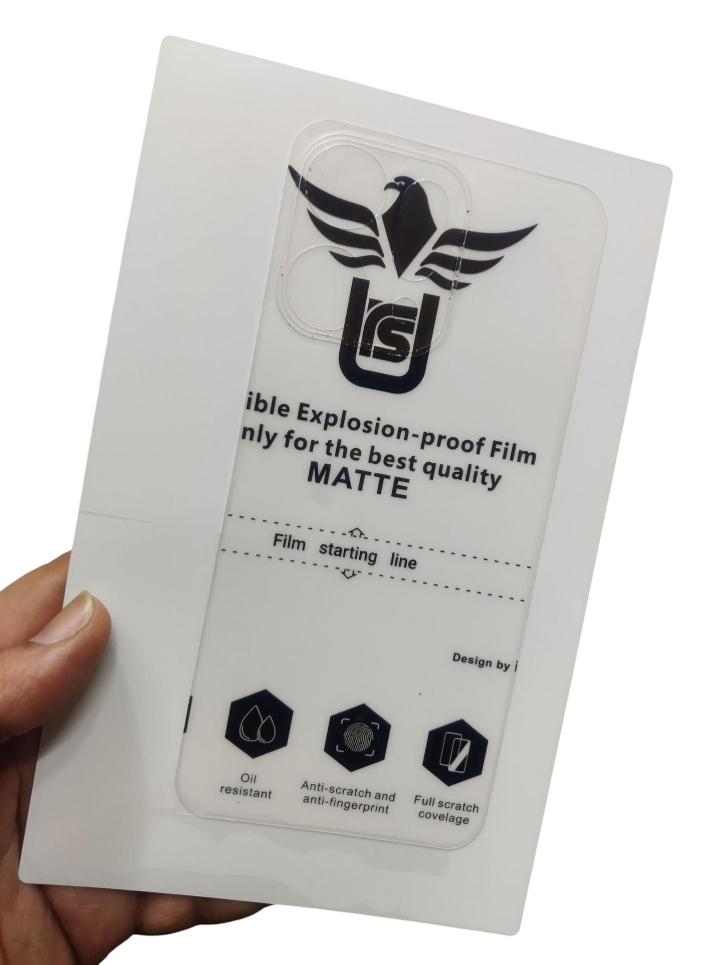 Oppo Reno 14 Pro 5G Matte & Clear Finish Back Lamination Membrane Protector Protection Guard