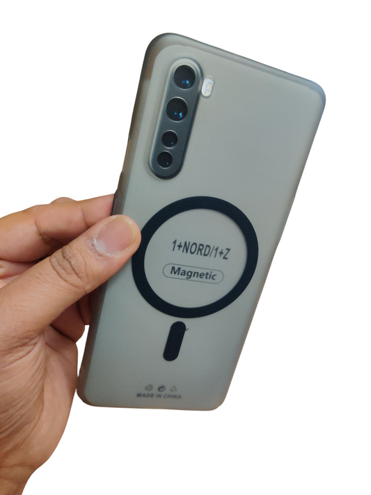 OnePlus Nord Premium Quality Magsafe Matte Hard Plastic Back Cover Case