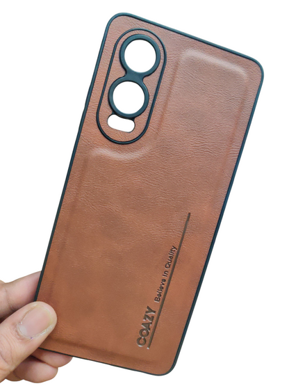 OnePlus Nord Ce4 Lite 5G / OnePlus Nord Ce 4 Lite 5G Premium Quality Silicon Leather Back Cover Case - Royal Star