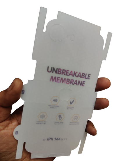 Apple iPhone 16E Matte Finish Back Membrane Protector Protection Guard - Royal Star