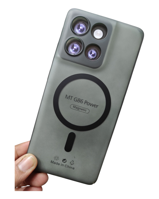 Motorola Moto G86 Power / Moto G86 5G Premium Quality Magsafe Matte Hard Plastic Back Cover Case