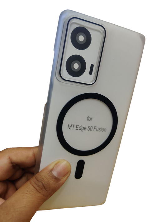 Motorola Moto Edge 50 Fusion / Motorola Moto G85 Syndee Premium Quality Magsafe Matte Hard Plastic Back Cover Case