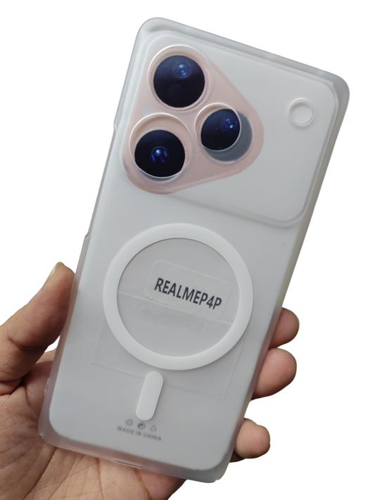 Realme P4 Pro 5G Premium Quality ( No Magsafe, Only Design ) Matte Hard Plastic Back Cover Case