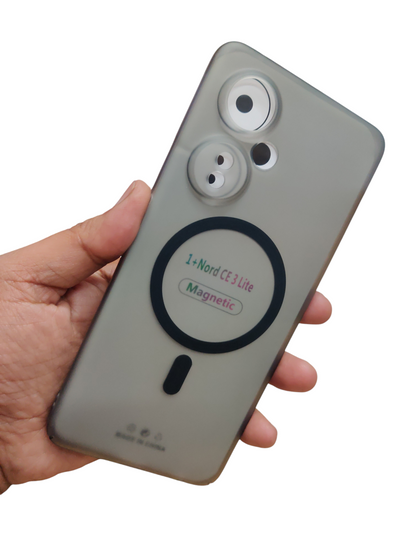 OnePlus Nord Ce3 Lite / OnePlus Nord Ce 3 Lite 5G Premium Quality Magsafe Matte Hard Plastic Back Cover Case