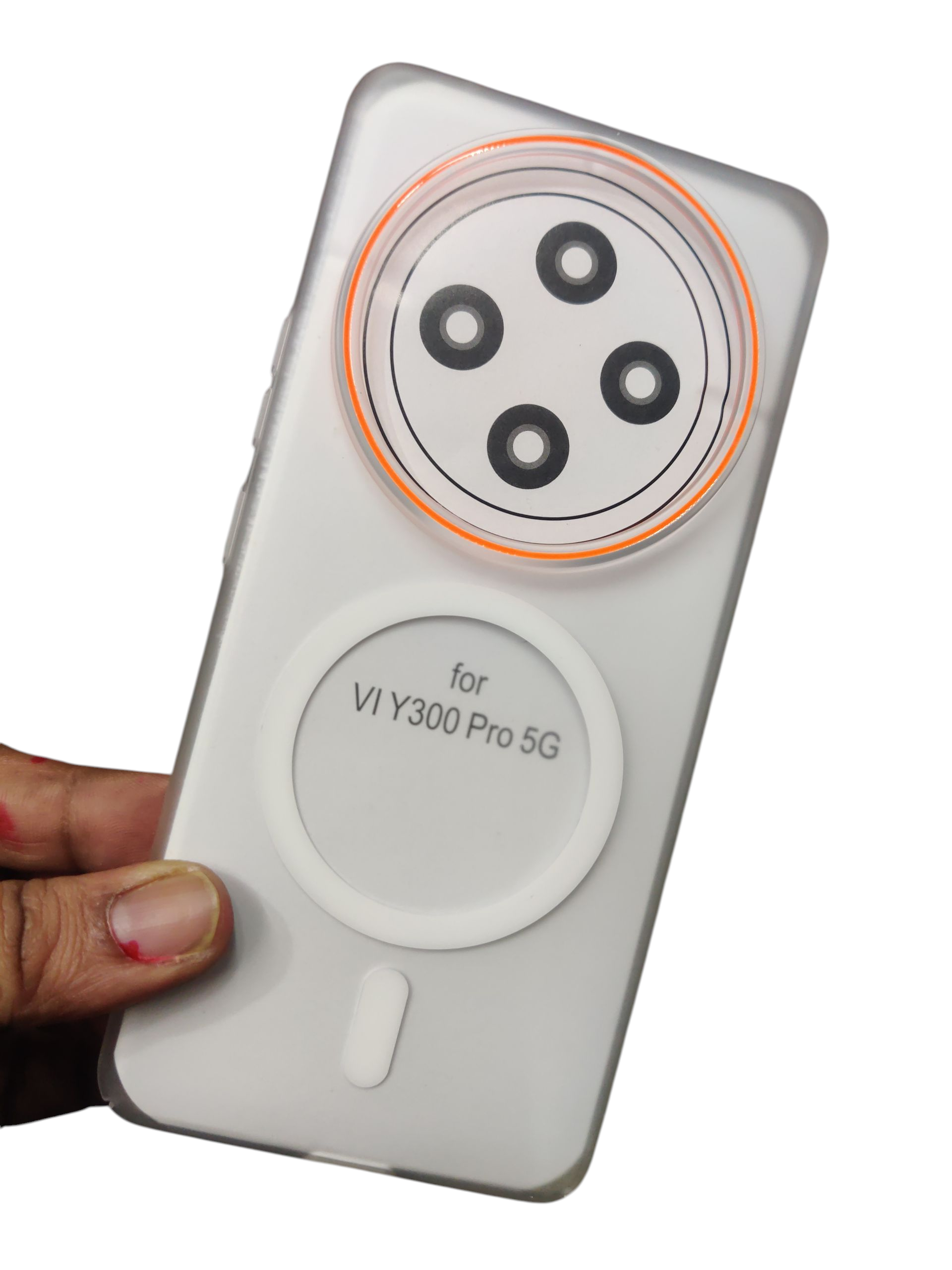 Vivo T4 5G / vivo Y300 Pro 5G Royal Star Premium Quality Magsafe Matte Hard Plastic Back Cover Case - Royal Star