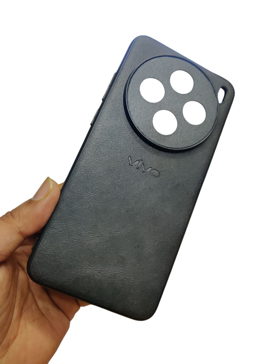 Vivo X200 Luxury Leather ( Side Soft, Back Hard ) Back Cover Case